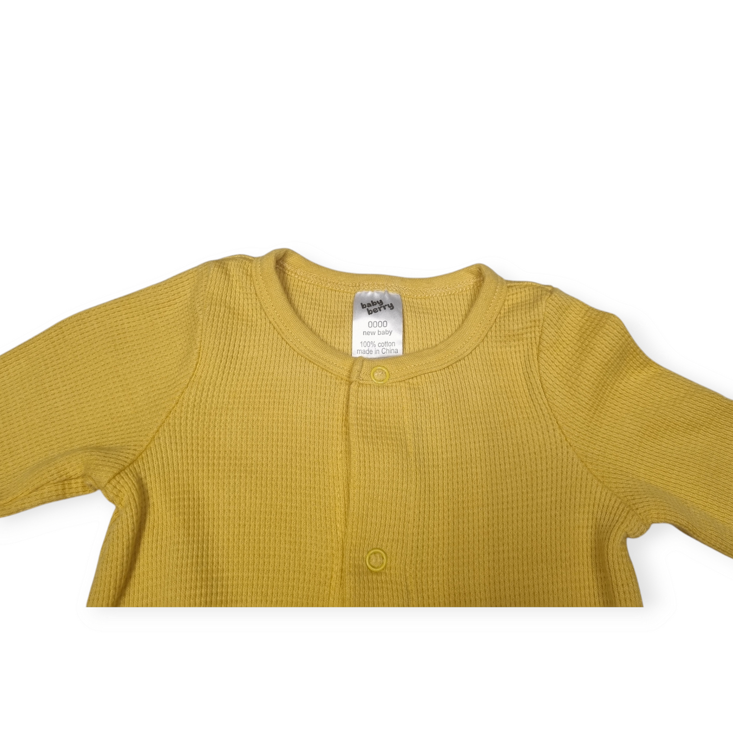 Baby Berry - Long Sleeve Romper, yellow - Size 0000
