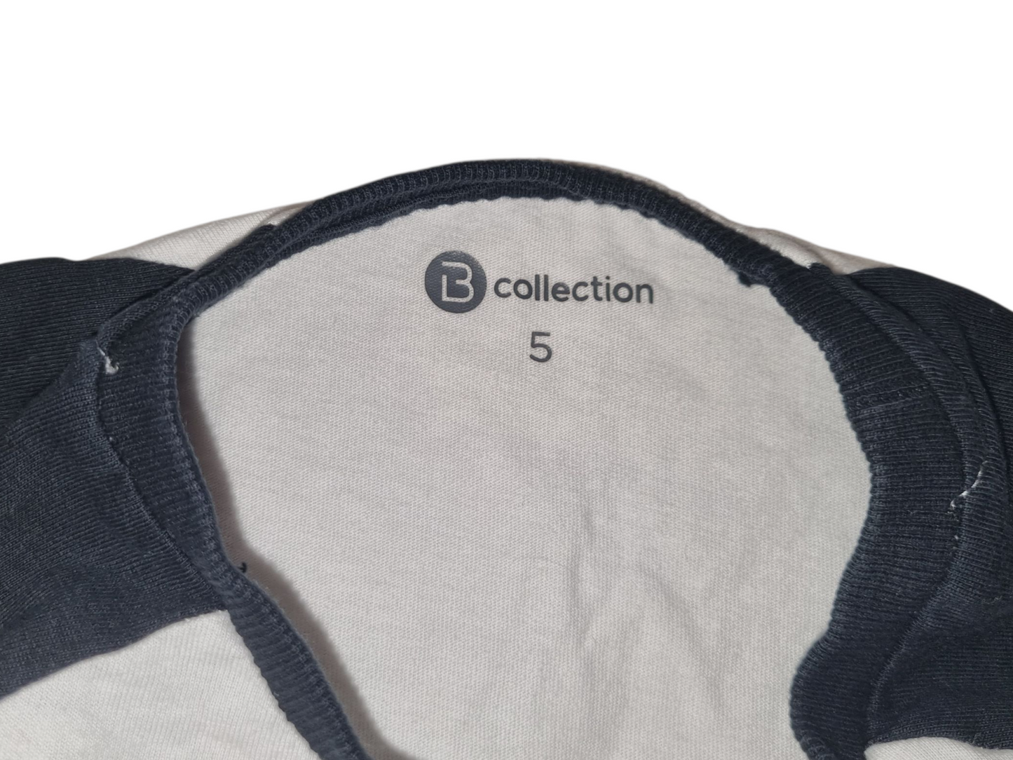 B Collection - Black & White Long Sleeve Shirt - Size 5