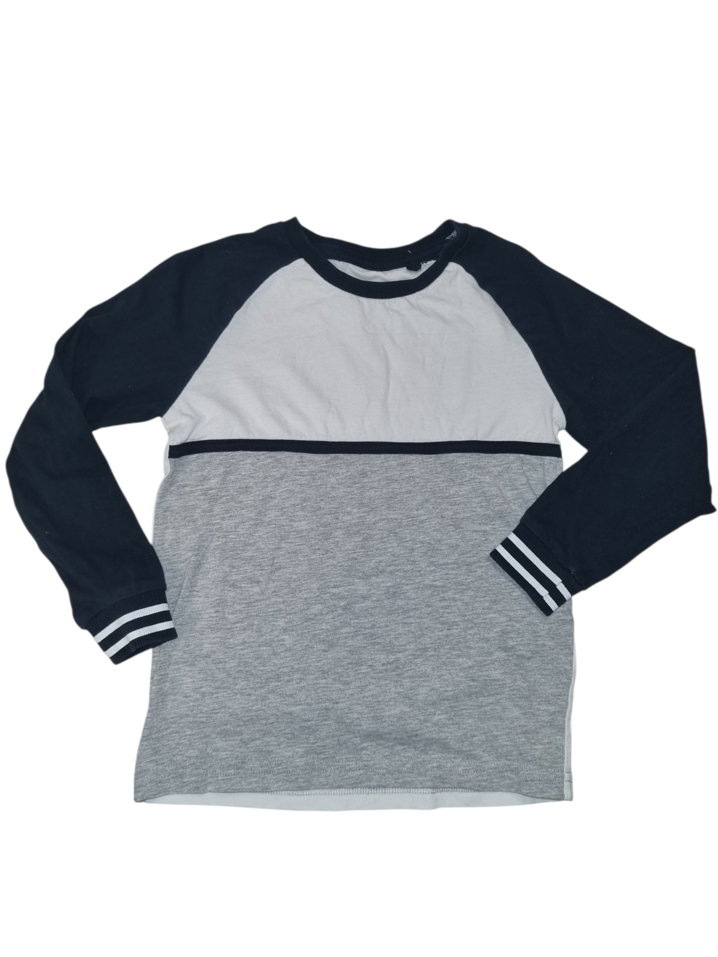B Collection - Black, White & Grey Long Sleeve Shirt - Size 5