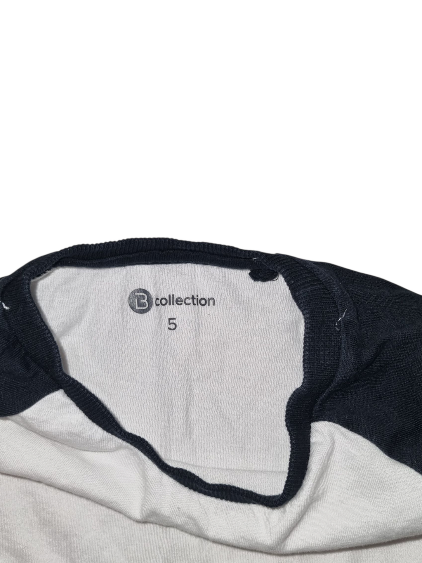 B Collection - Black, White & Grey Long Sleeve Shirt - Size 5