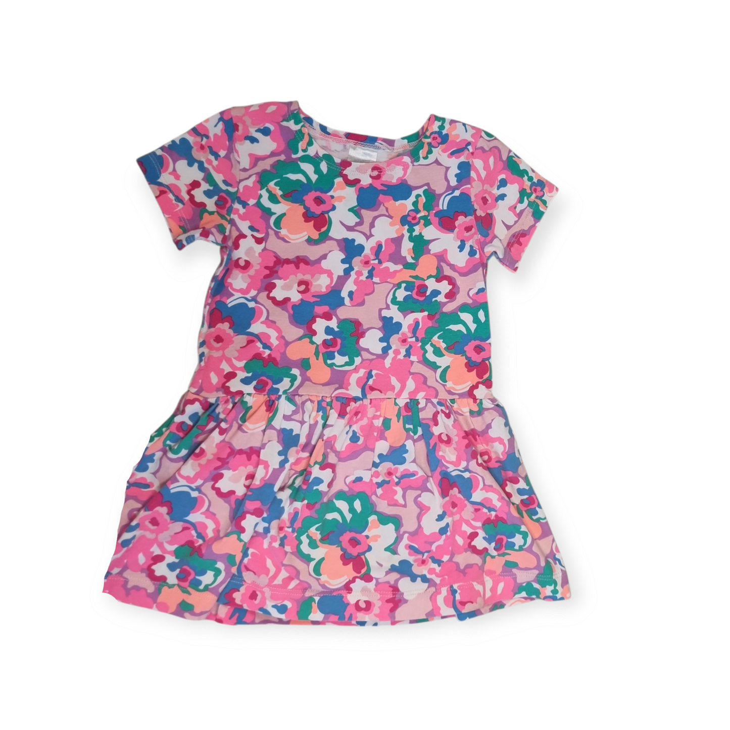 Bonds - Pink Floral Ballet Suit - Size 2