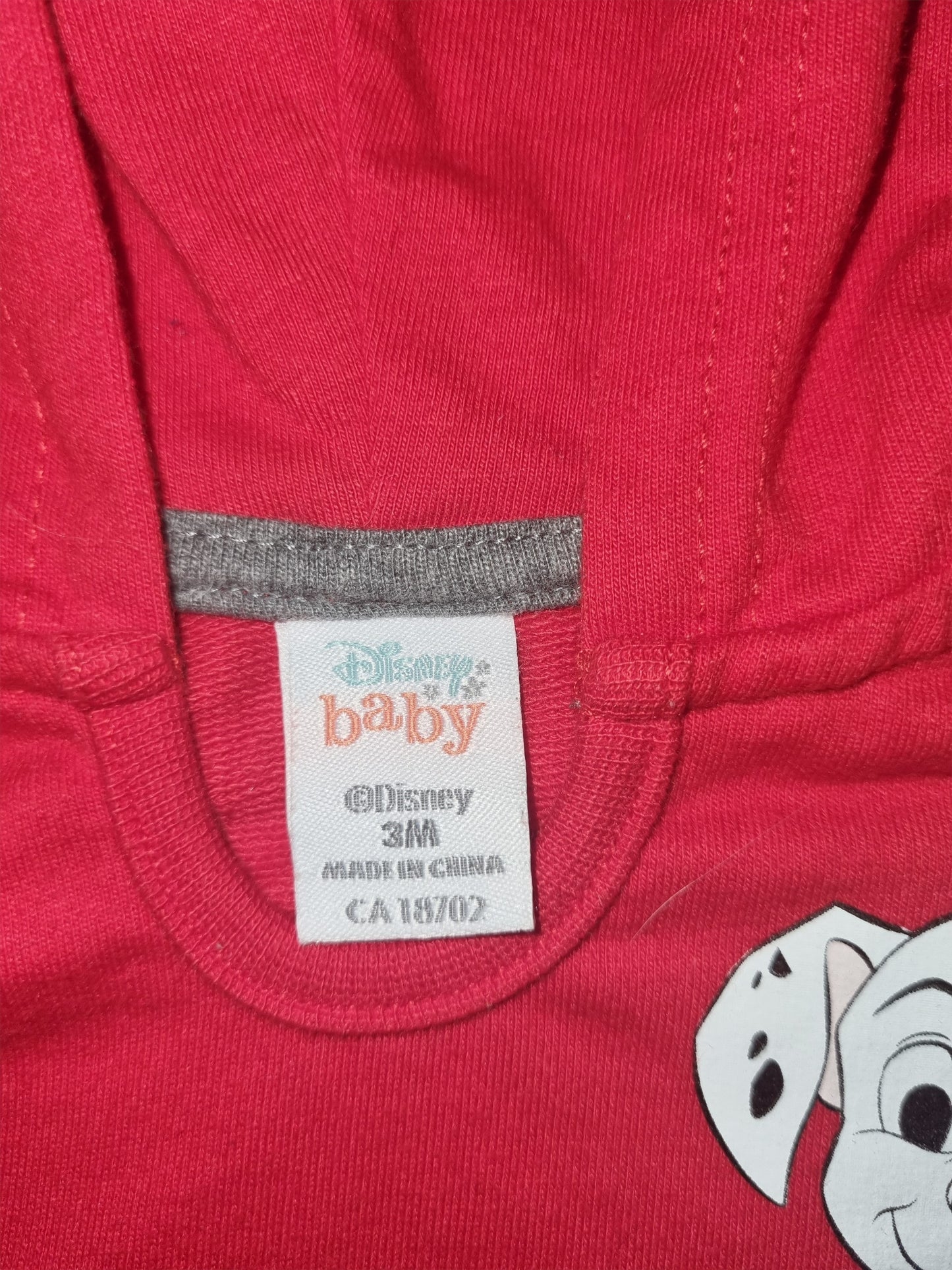 Licensed Disney - 101 Dalmatian Hooded Jumper - Size 000