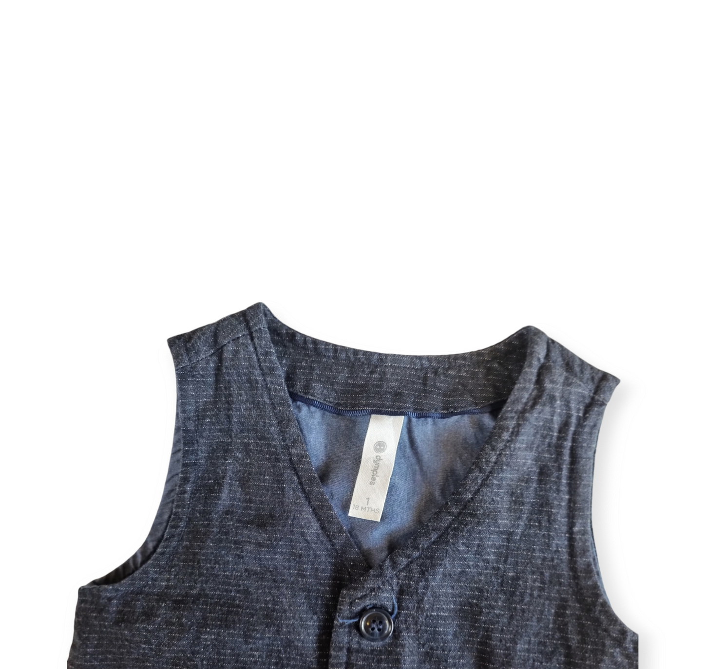 Dymples - Navy Stripe Suit - Size 1