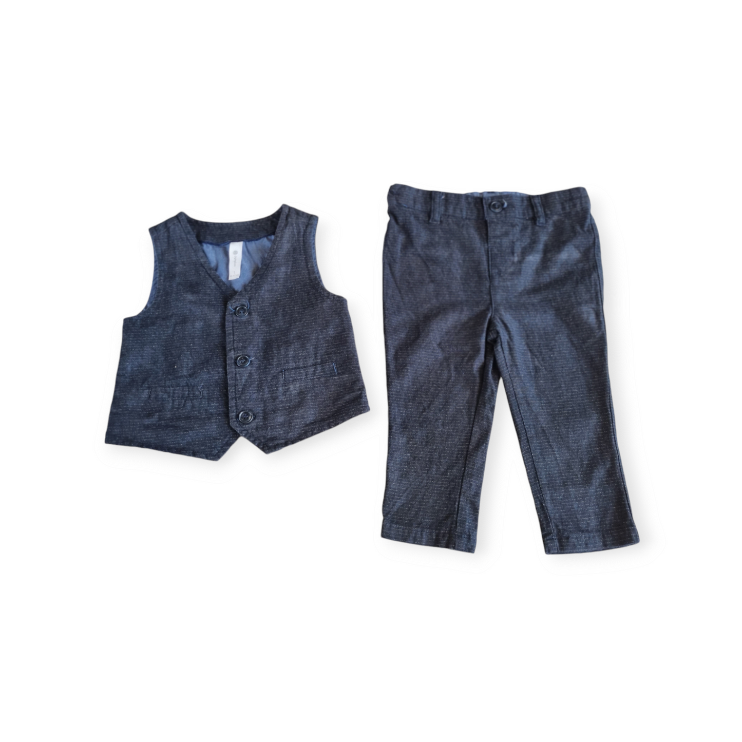 Dymples - Navy Stripe Suit - Size 1