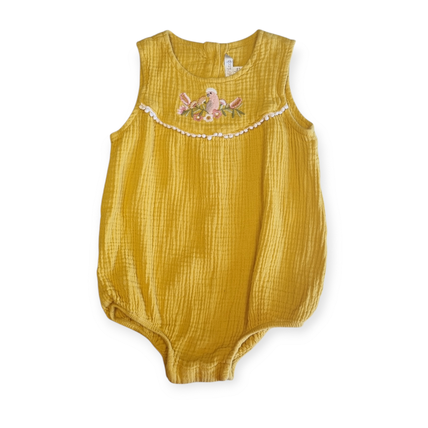 Fox & Finch - Cockatoo Romper - Size 2