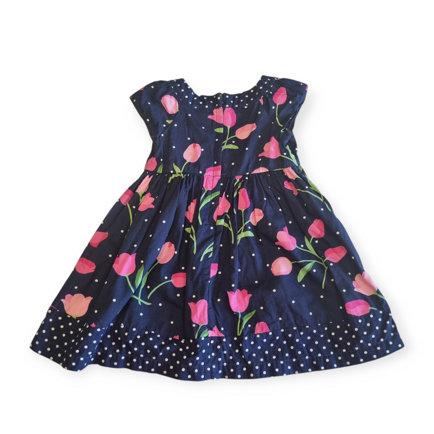 Gymboree - Navy Tulip Dress - Size 12 - 18 Months