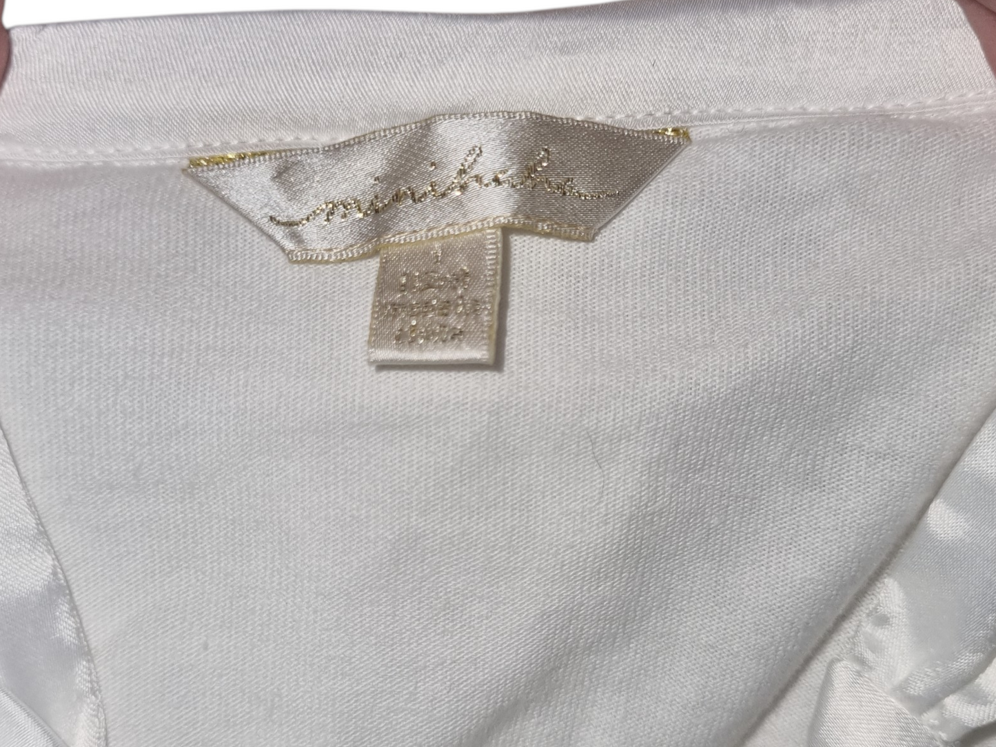 Minihaha - Gold Star Tulle White Dress - Size 1
