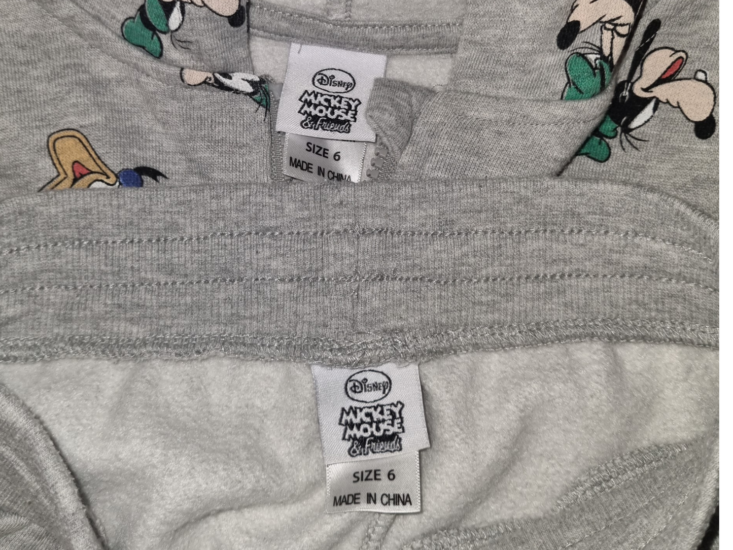 Licensed Disney - Mickey Mouse Tracksuit Set - Size 6