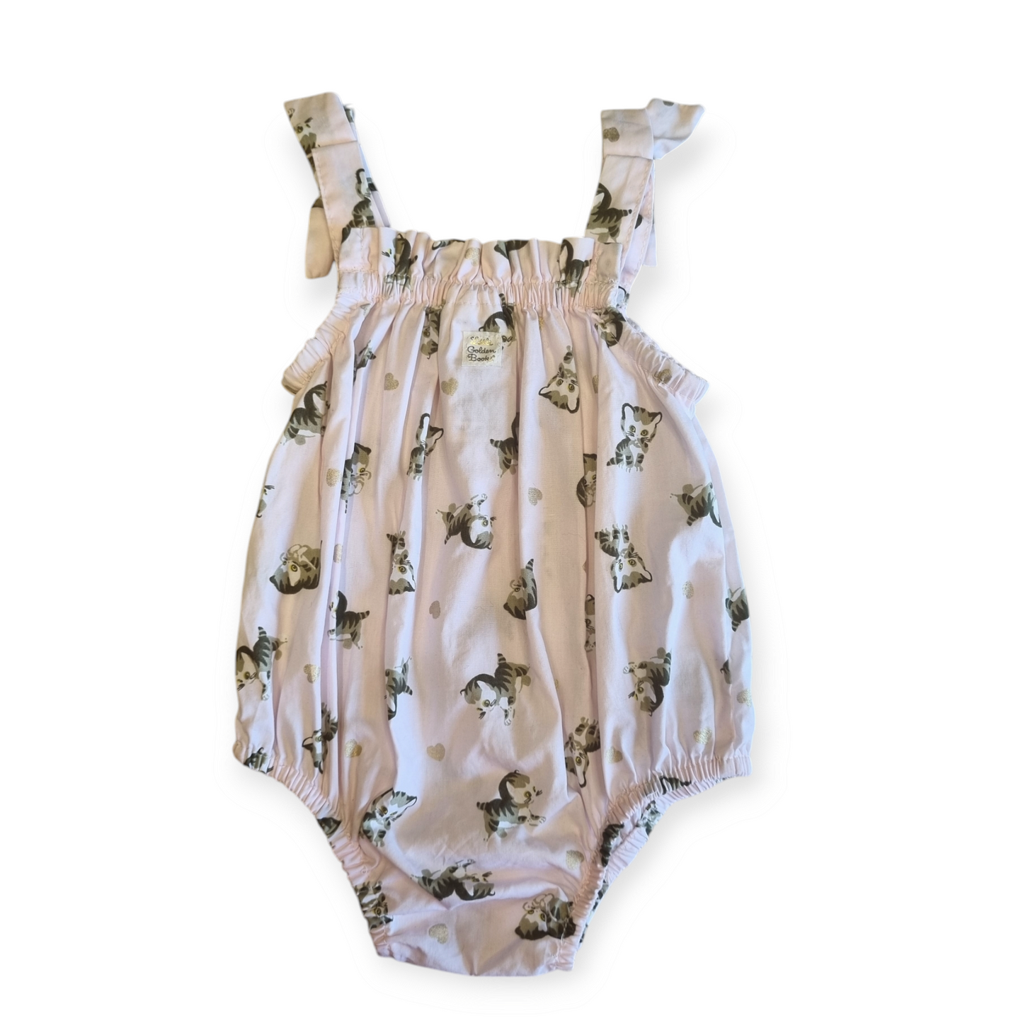 Little Golden Book - Pink Kitten Romper - Size 000