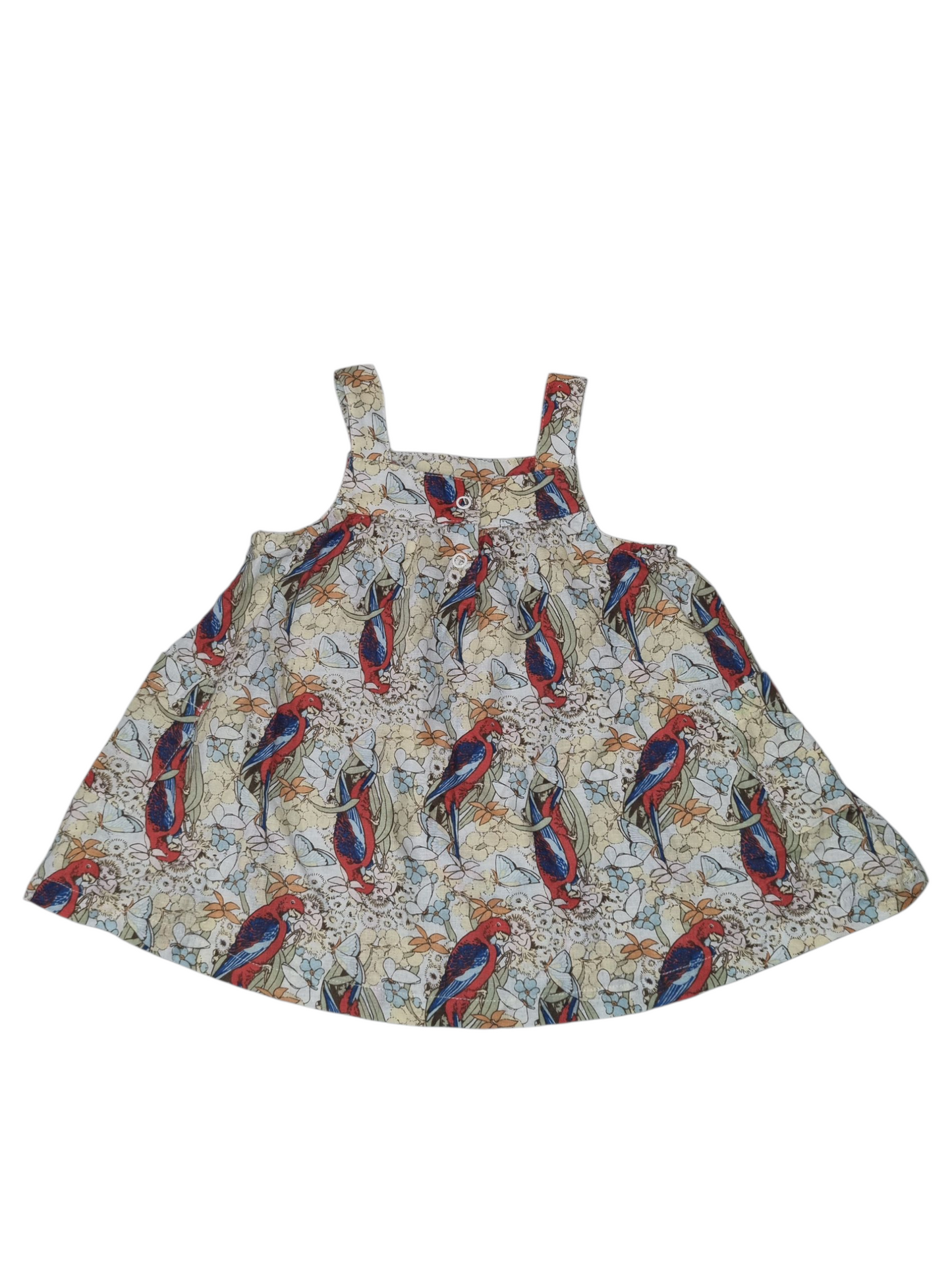 Licensed May Gibbs - Lorikeet Pattern Dress - Size 0