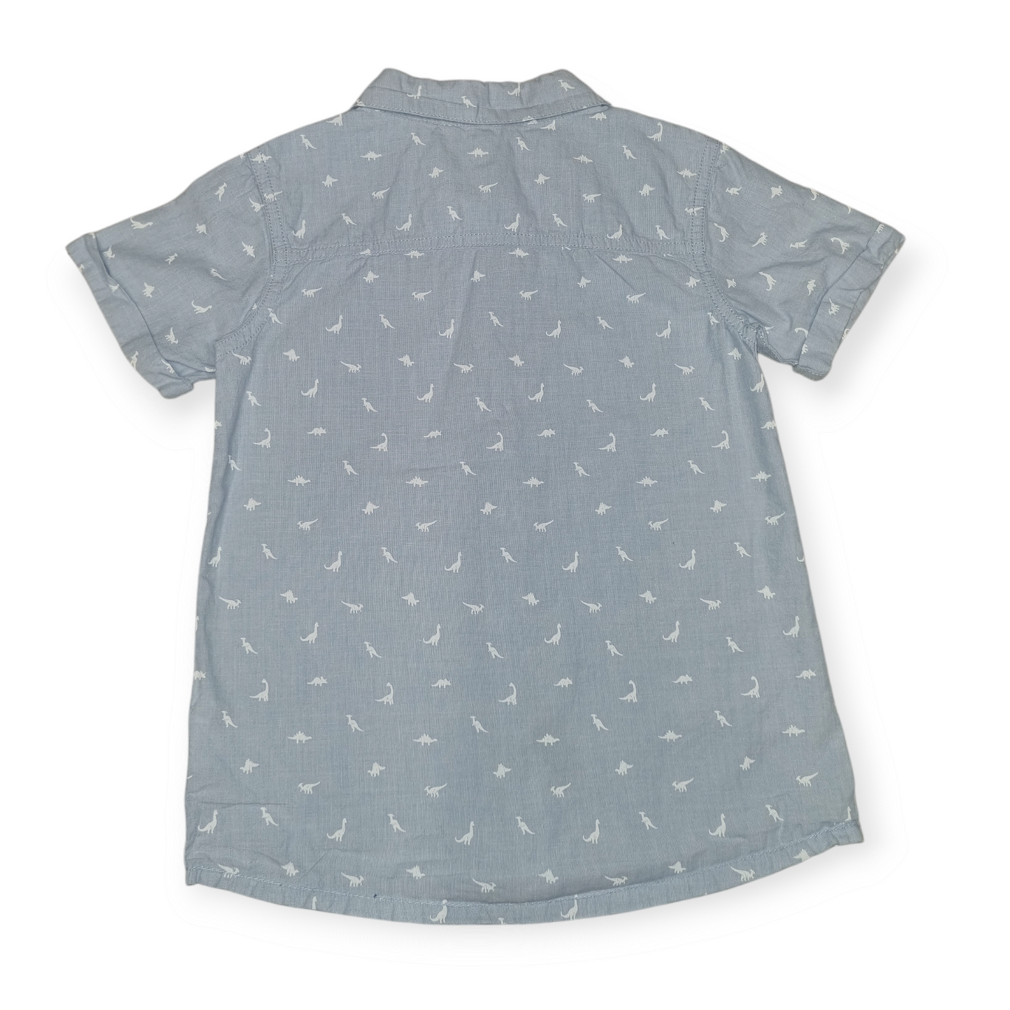 Milkshake - Short Sleeve Blue Dress Shirt - Size 6
