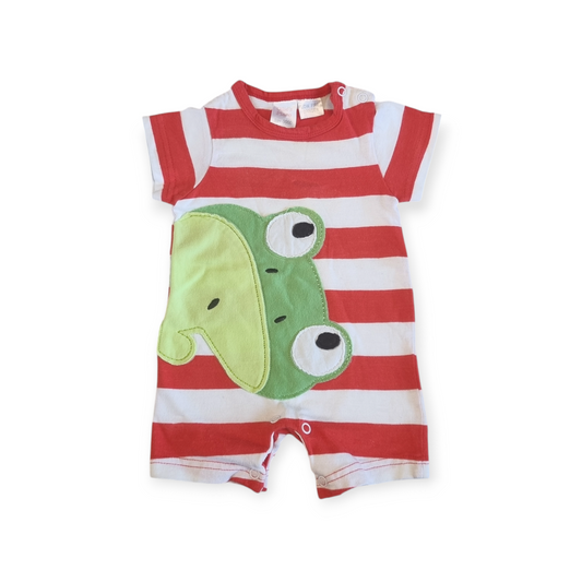 Ollie's Place - Frog Romper -  size 0000