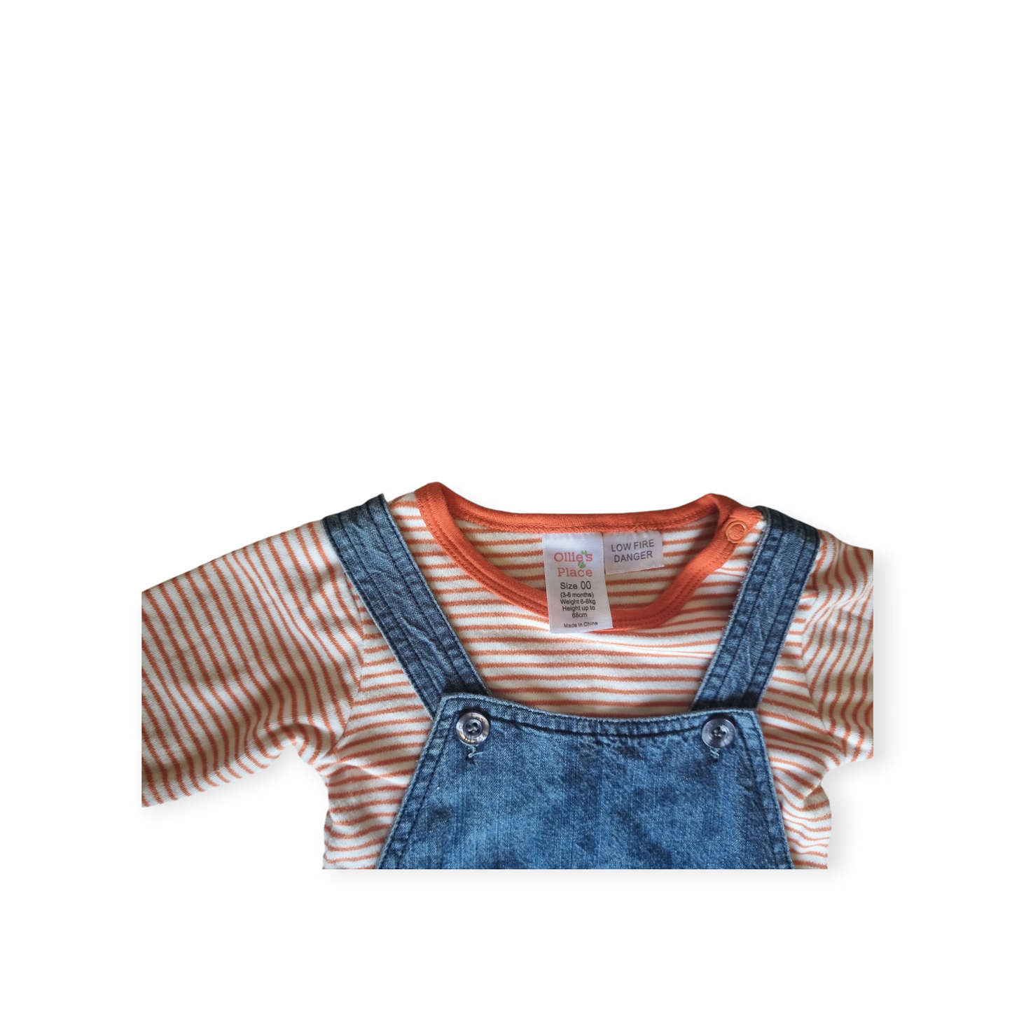 Ollie's Place - Car Design Denium Overalls - Size 00