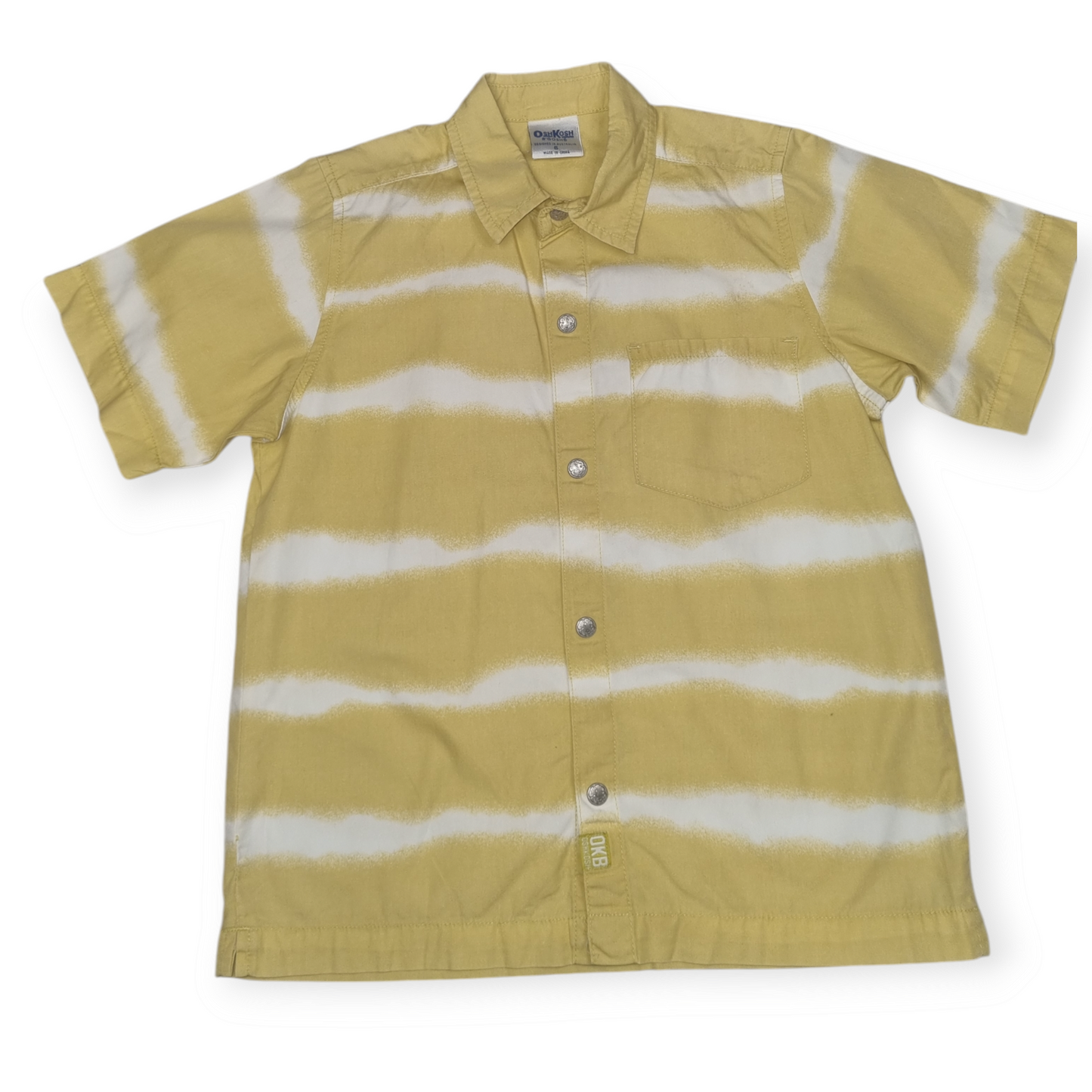 OshKosh - Yellow Stripe Dress Shirt - Size 6