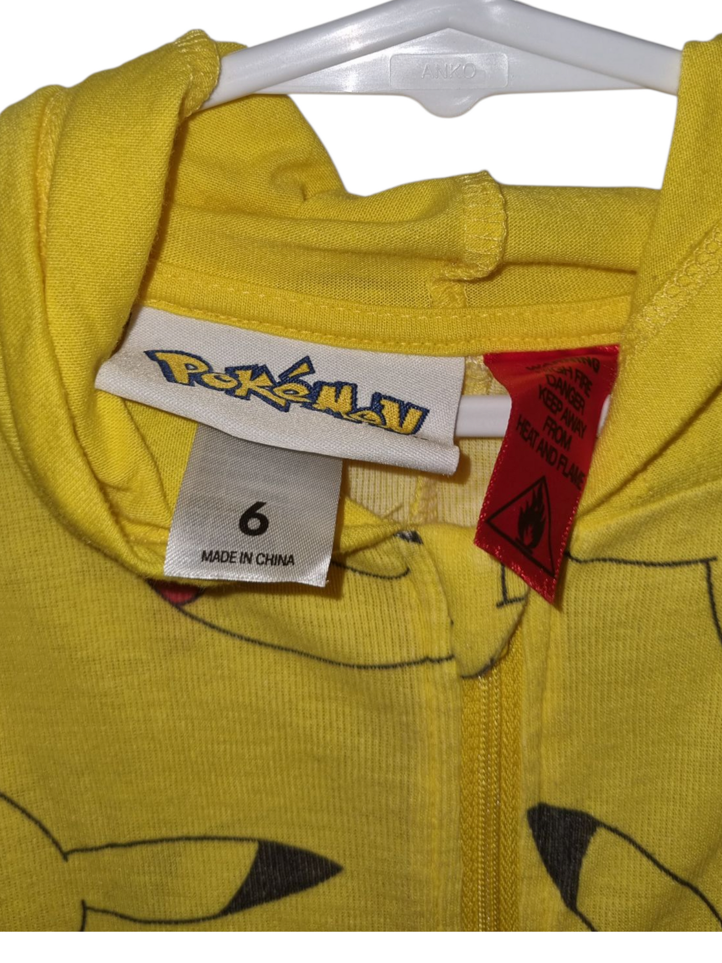 Pokemon - Pikachu Onesie - Size 6