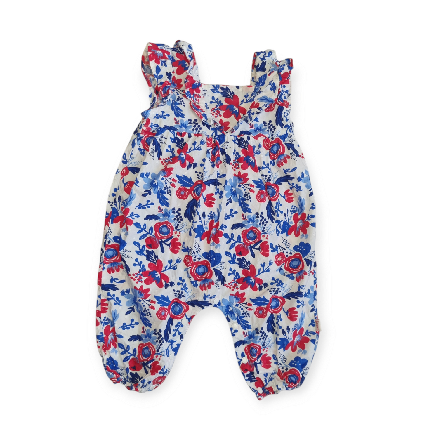 Pumpkin Patch - Floral Romper - Size 0