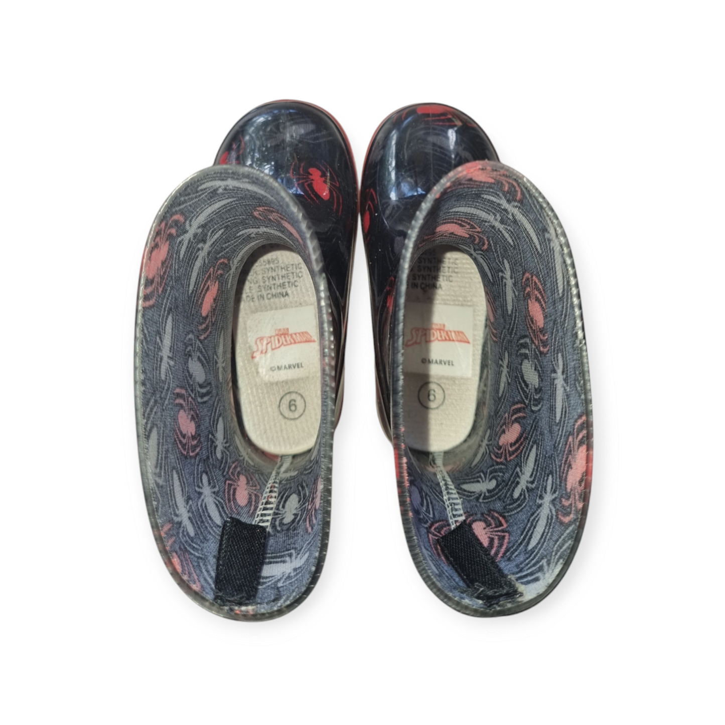 Licensed - Spiderman Gumboots - size 6