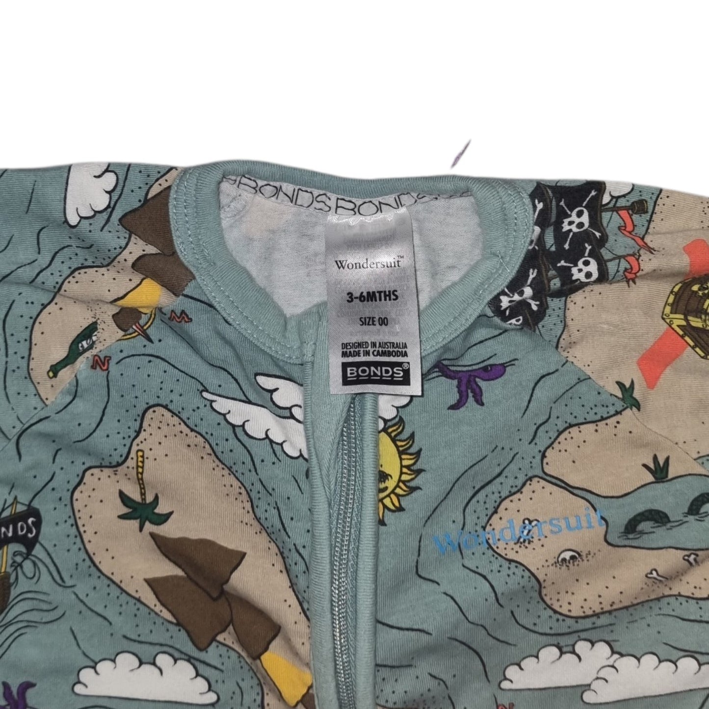 Bonds - Map Pattern Wondersuit - Size 00