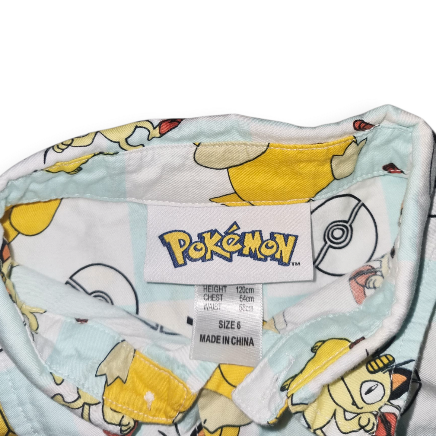 Licensed - Pokemon Dress Shirt - Size 6