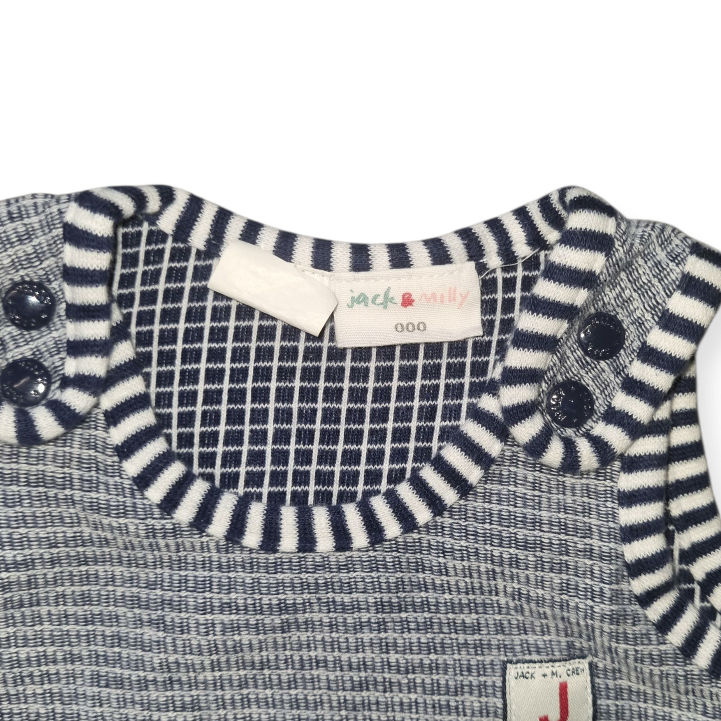 Jack & Milly - Stripe Romper - Size 000