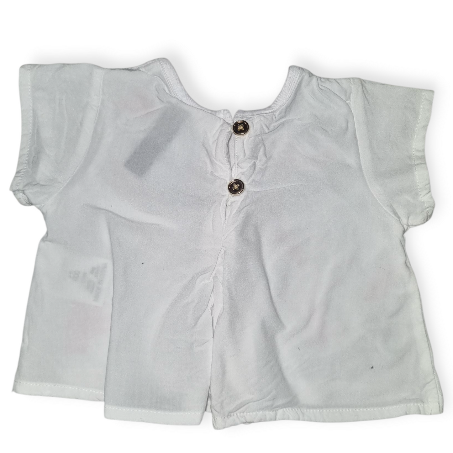 Peter Morrissey - White Floral Shirt - Size 000