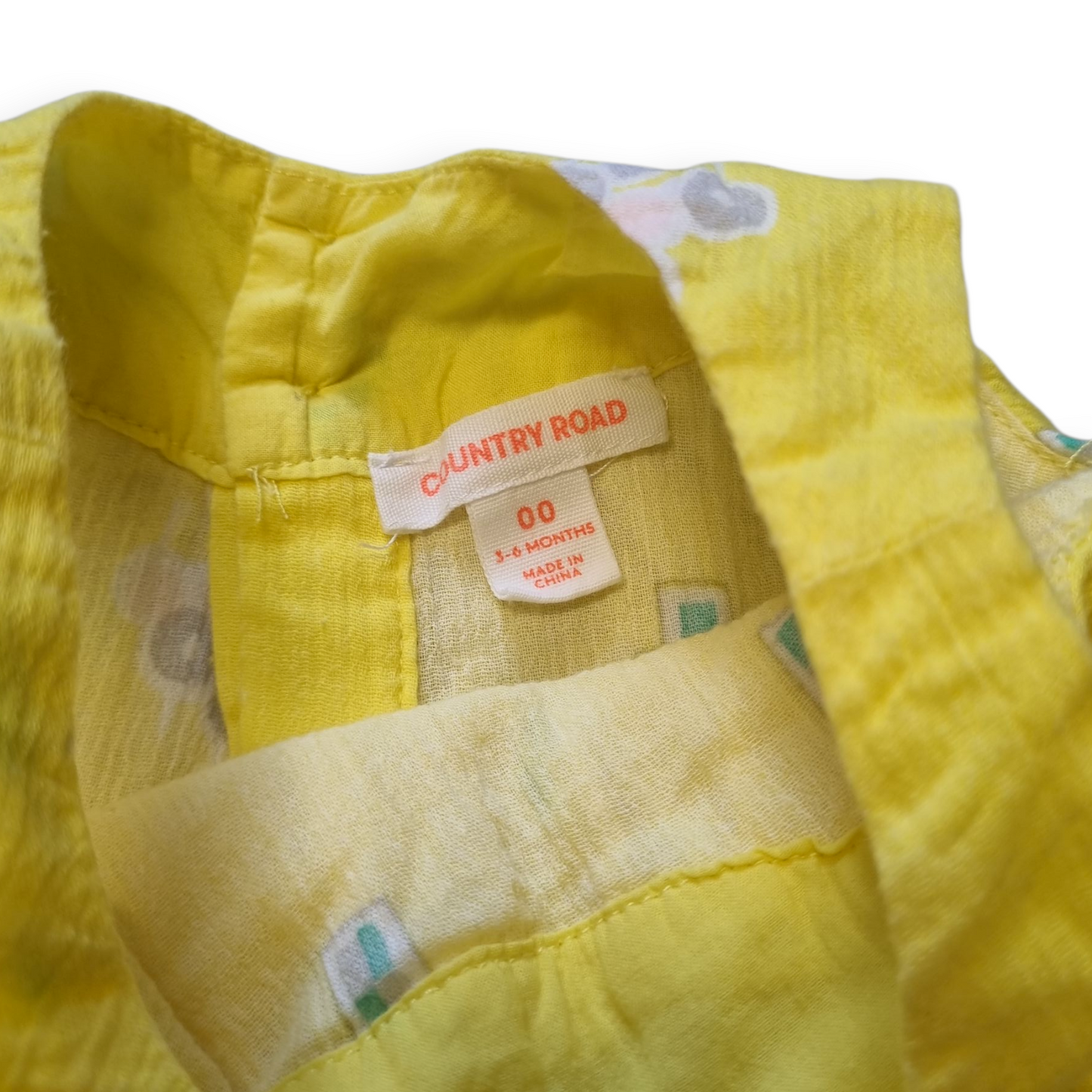 Country Road - Bright Yellow Top - Size 00
