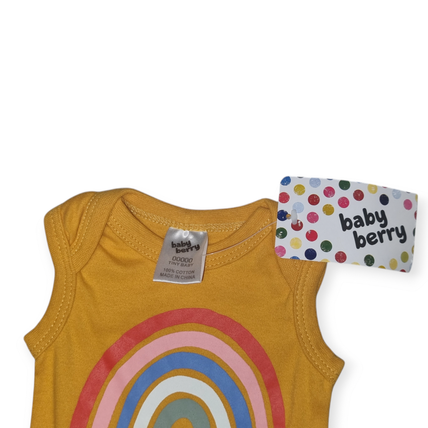 Baby Berry - Happy Rainbow Body Suit - Size 00000