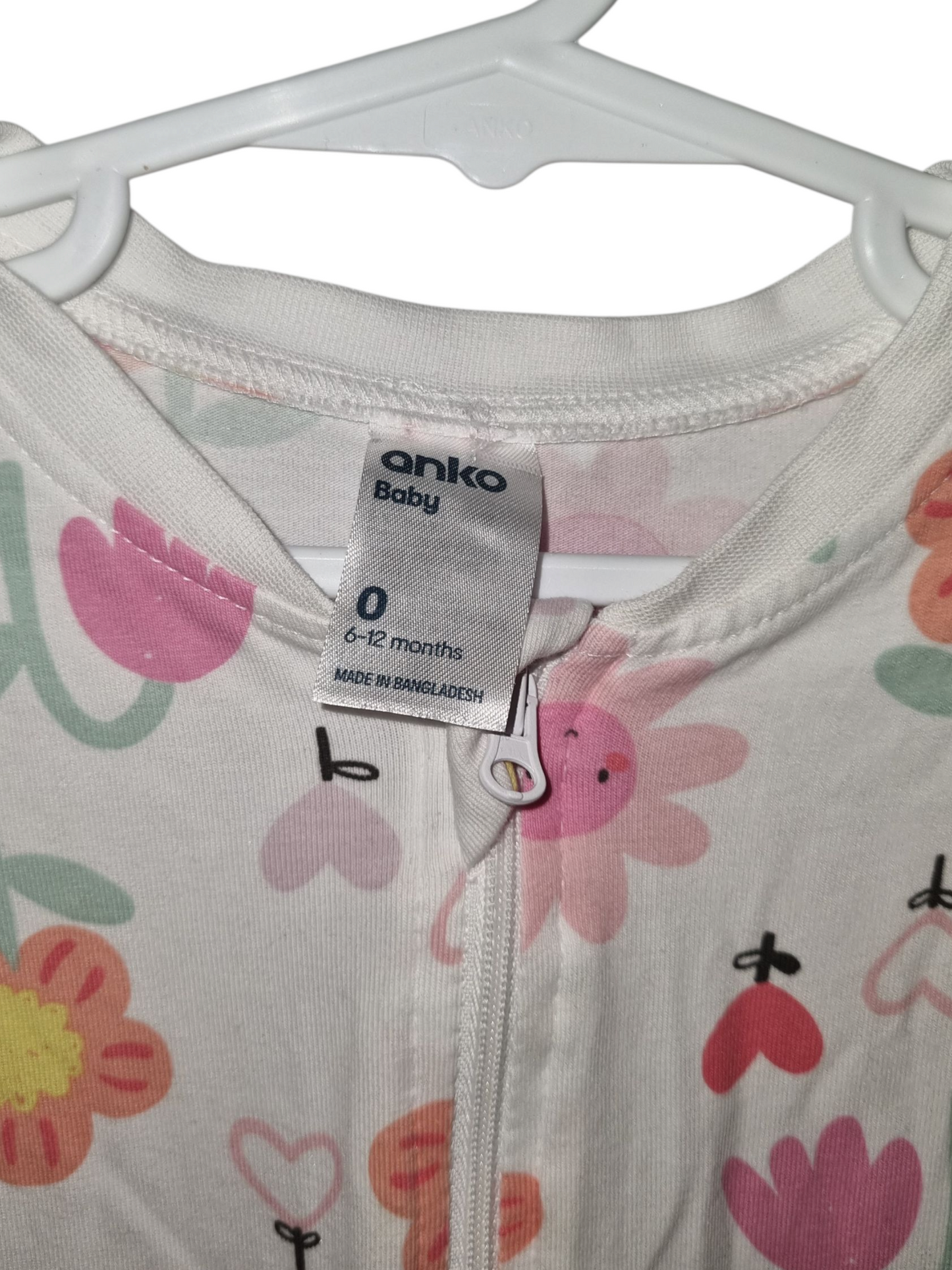 Anko - Floral Onesie - Size 0