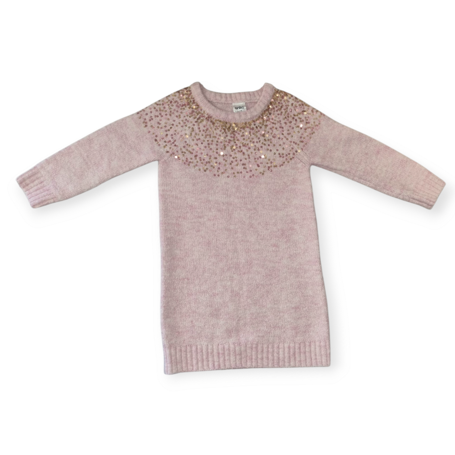 Anko - Sparkle Knit Long Line Jumper - Size 3