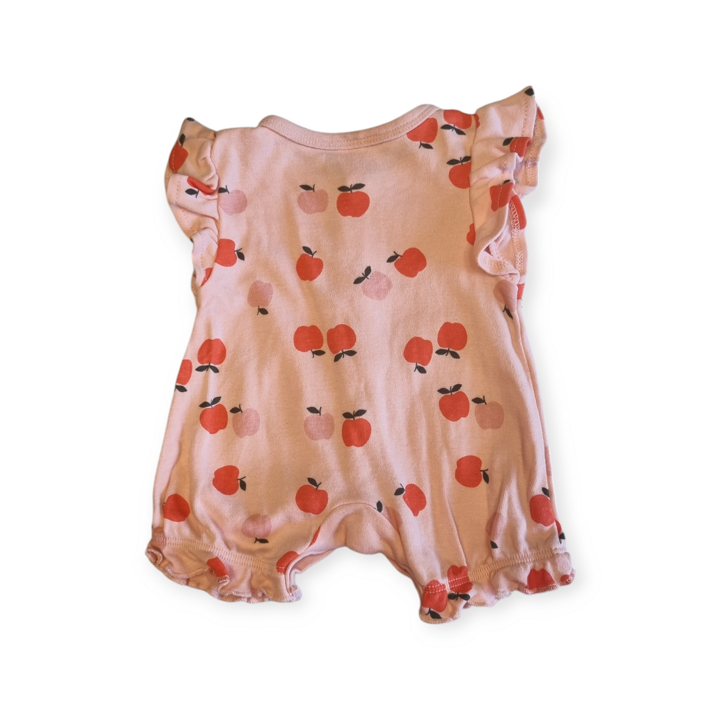 Baby Berry - Apple print jump suit - Size 00000