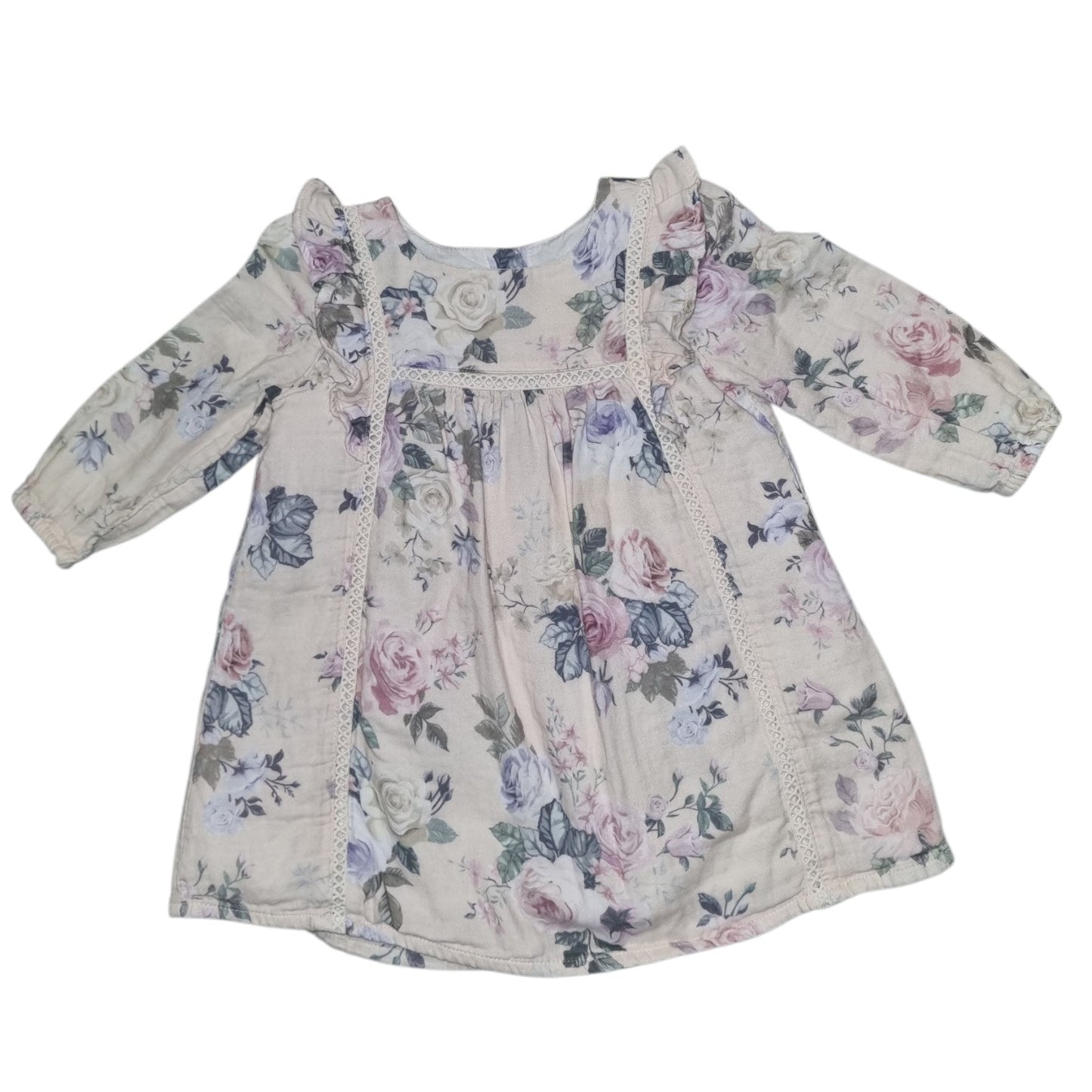 Bebe - Floral Dress & Legging Set - Size 1