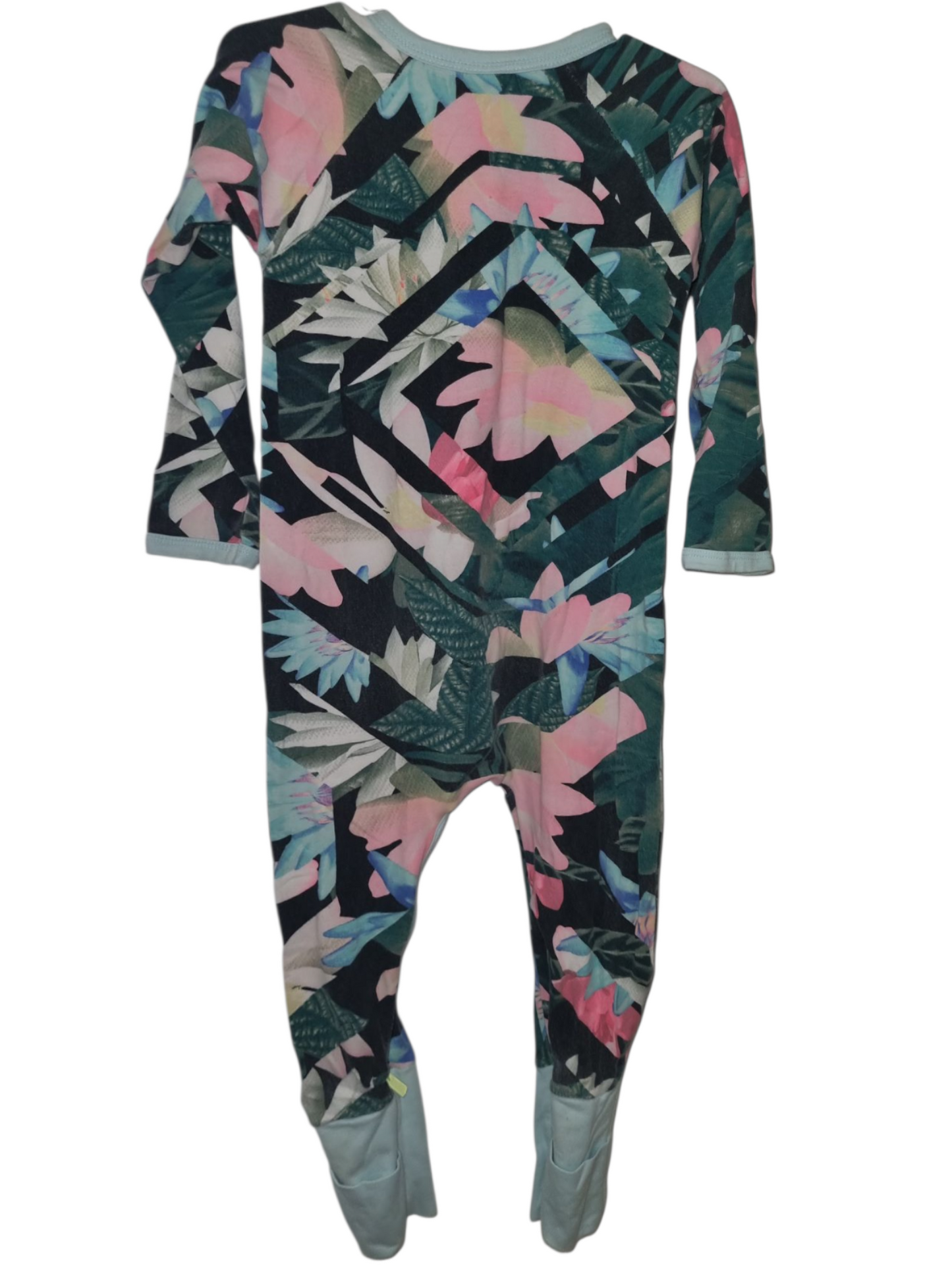 Bonds - Dark Floral Wondersuit - Size 2