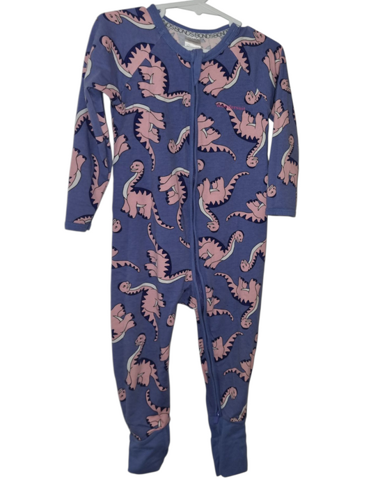Bonds - Purple Dinosaur Wondersuit - Size 2