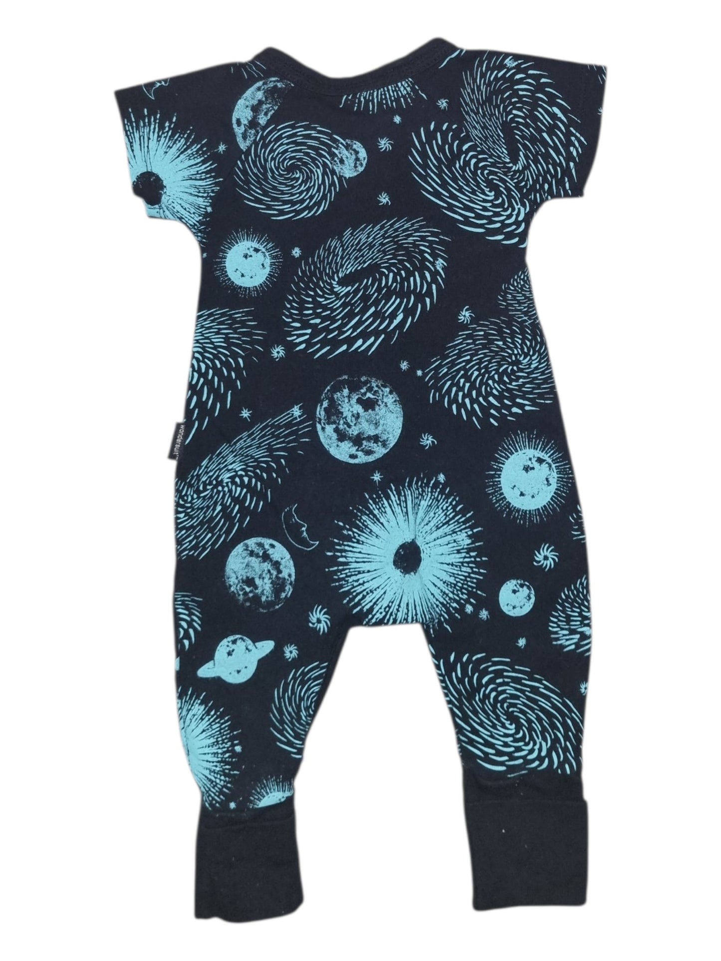 Bonds - Galaxy Pattern Short Sleeve Wondersuit - Size 0000