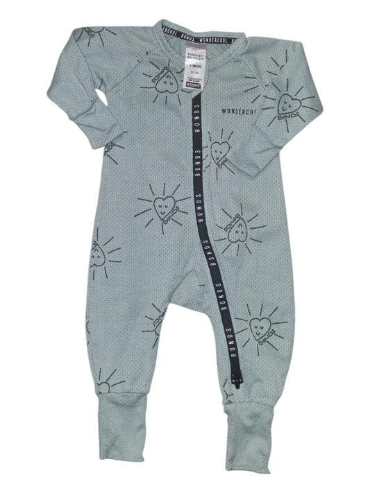 Bonds - Green Wondercool Suit - Size 000