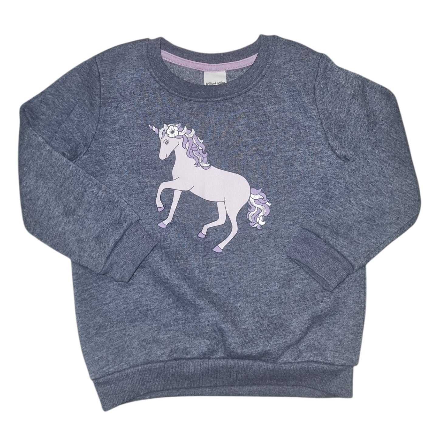 Brilliant Basics - Navy & Unicorn Tracksuit - Size 3
