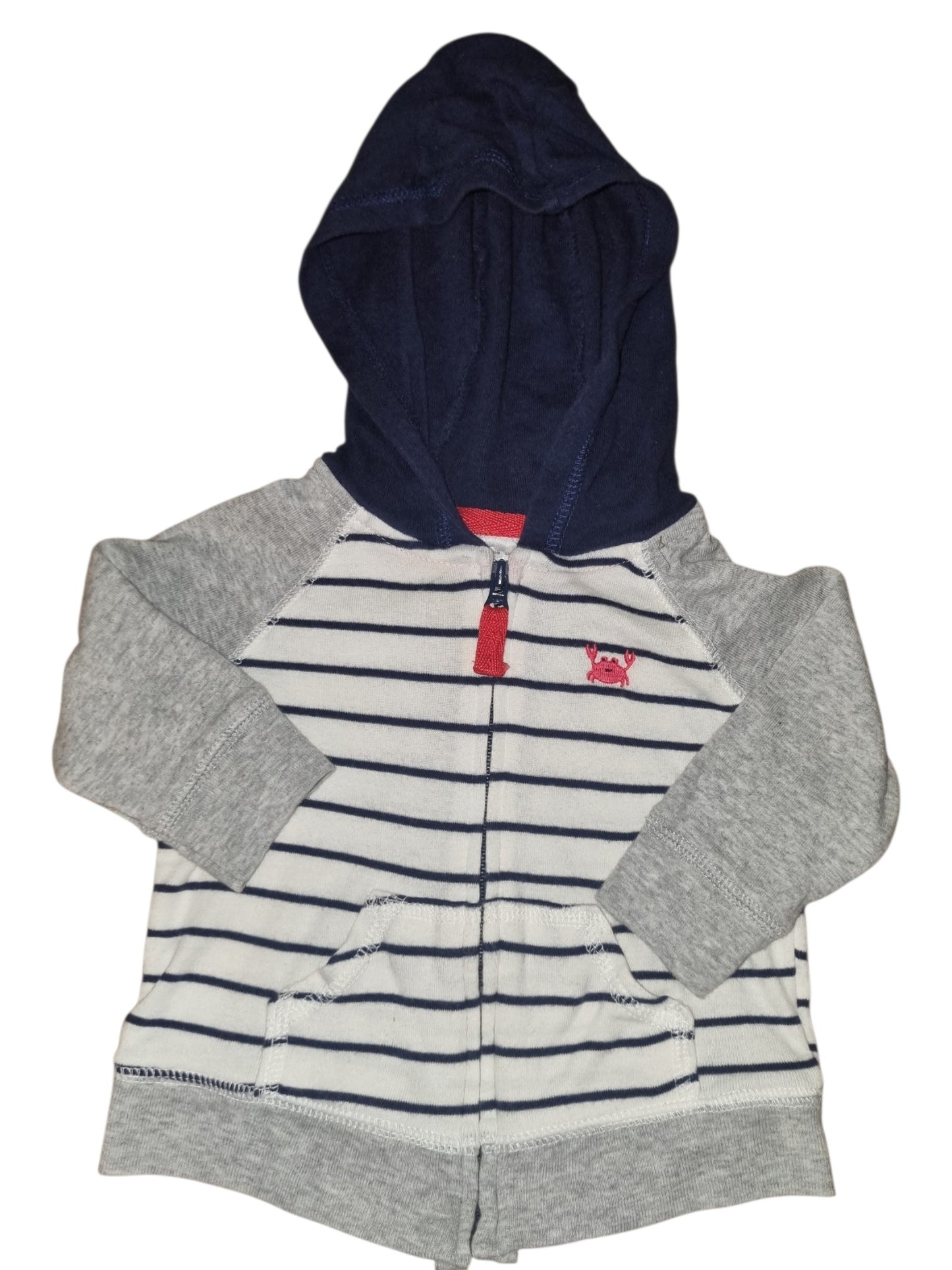 Carters - Crab Hoodie - Size 000