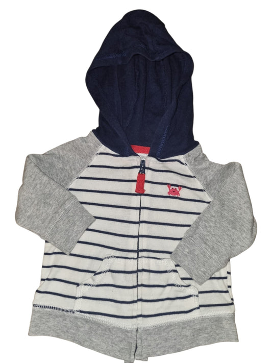 Carters - Crab Hoodie - Size 000