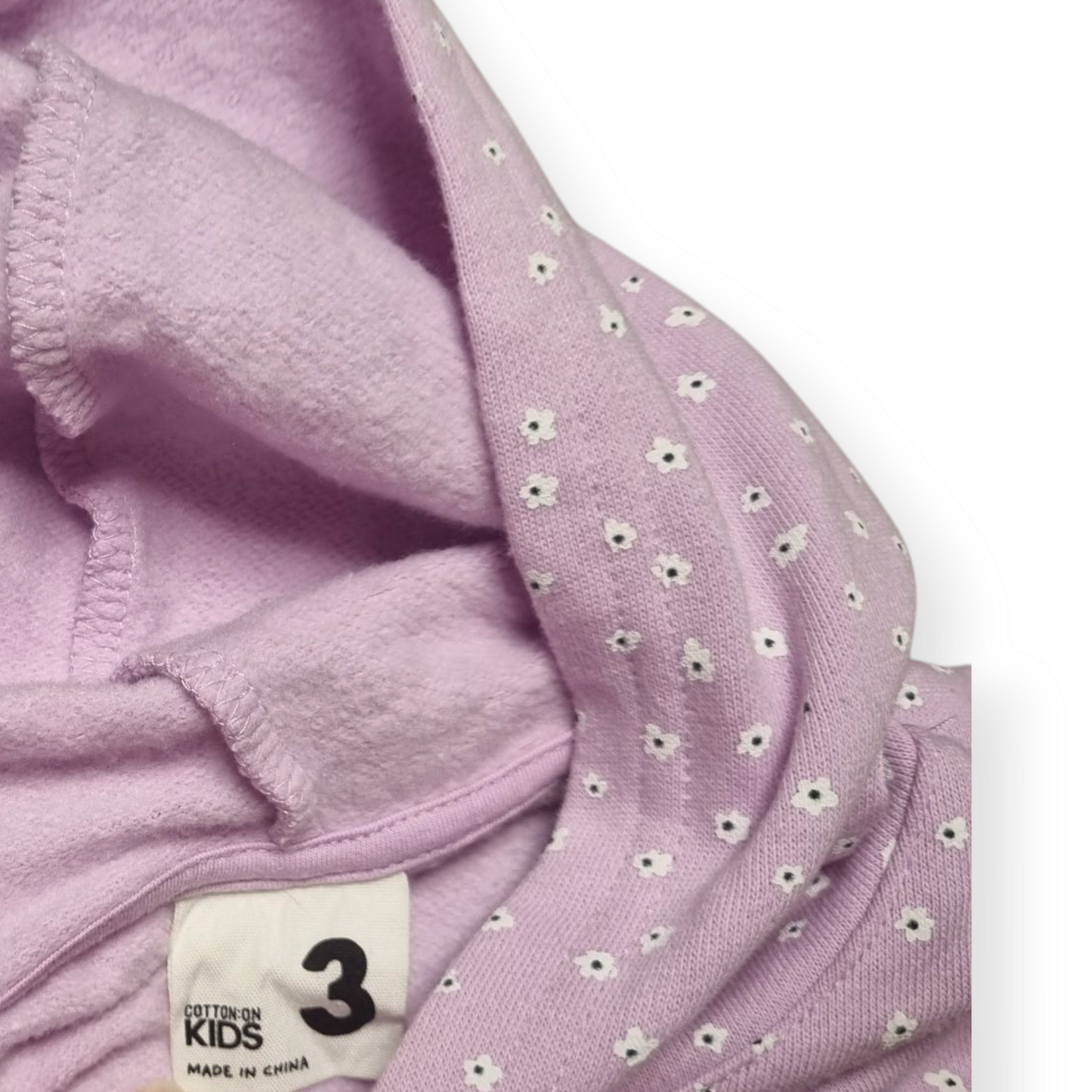 Cotton On Kids - Purple Hooded Jumper - Size 3