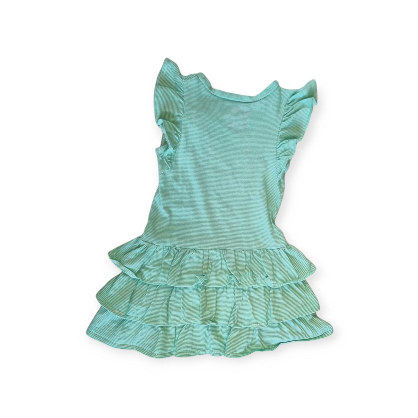 Cotton on Kids - Green stripe dress - Size 2