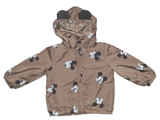 Licensed Disney - Mickey Mouse Hooded Parker - Size 1