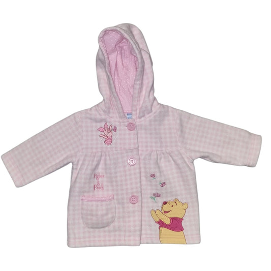 Licensed Disney - Pooh Bear & Piglet Hooded Fleece Jacket - Size 00