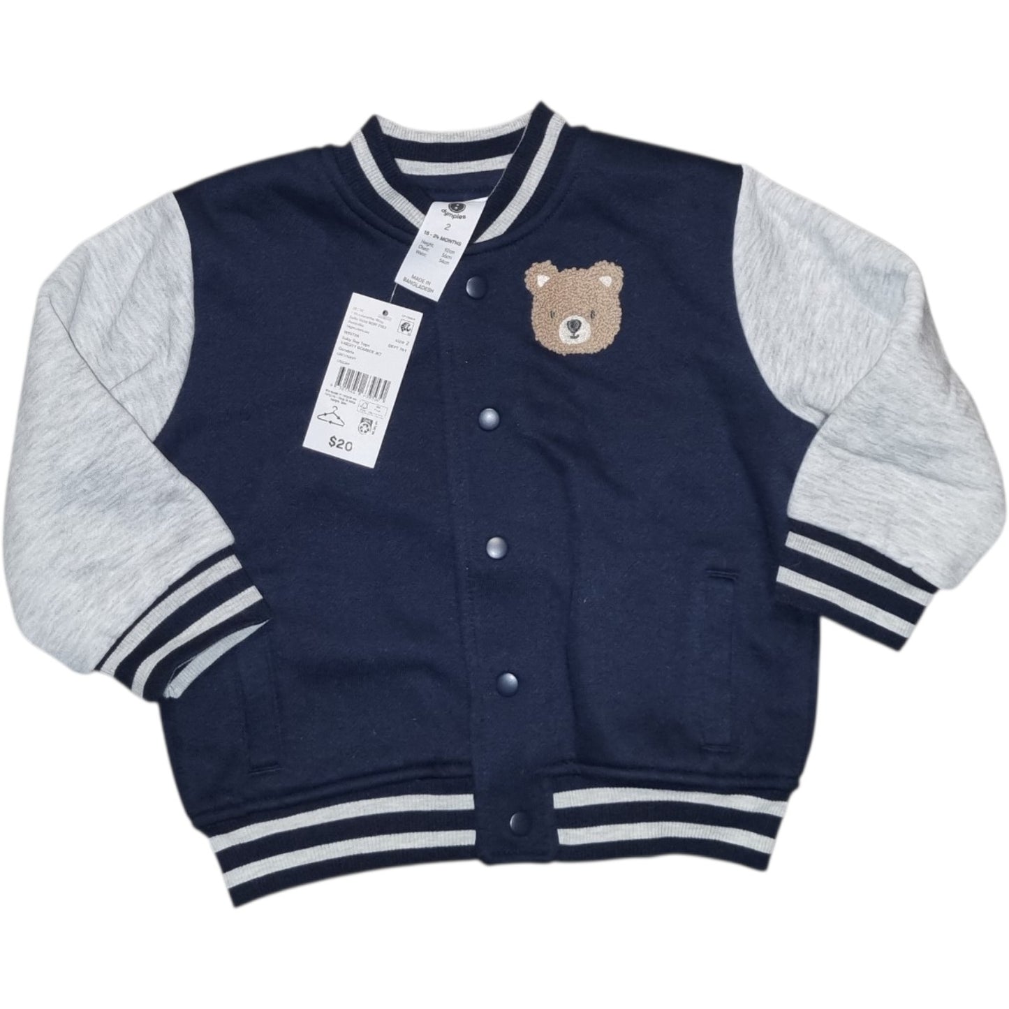Dymples - Bear Varsity Jacket - Size 2