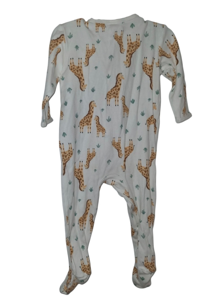 Dymples - Giraffe Pattern Onesie - Size 1