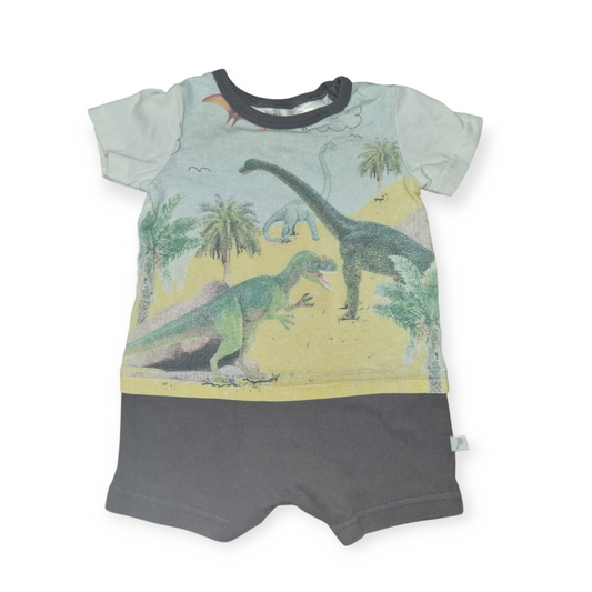 Fox & Finch - Dinosaur Romper - Size 00