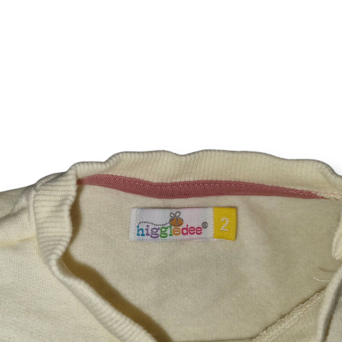 Higgledee - Pale Yellow Jumper - Size 2