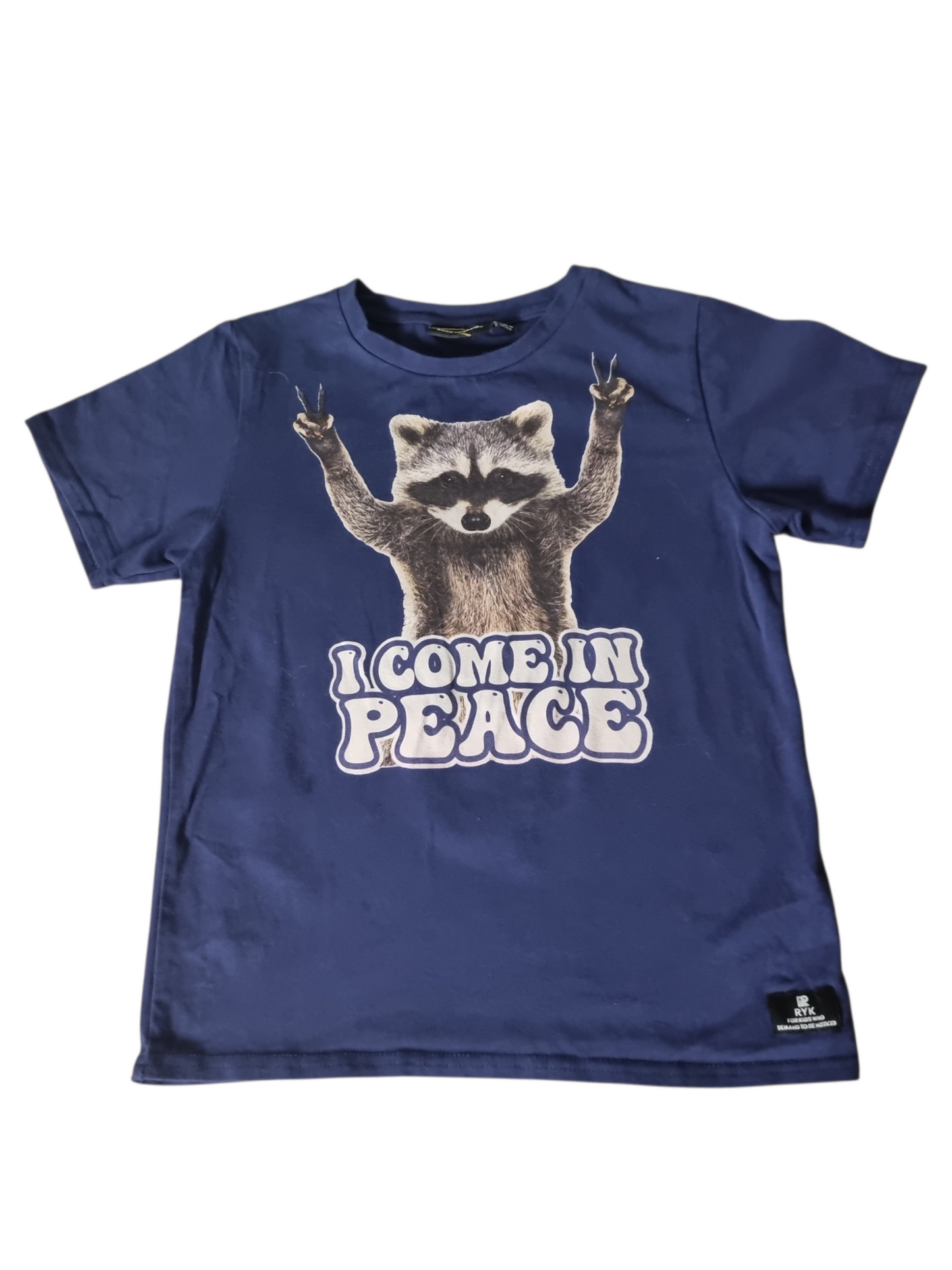 Rock Your Kid - Racoon Graphic T - Size 7