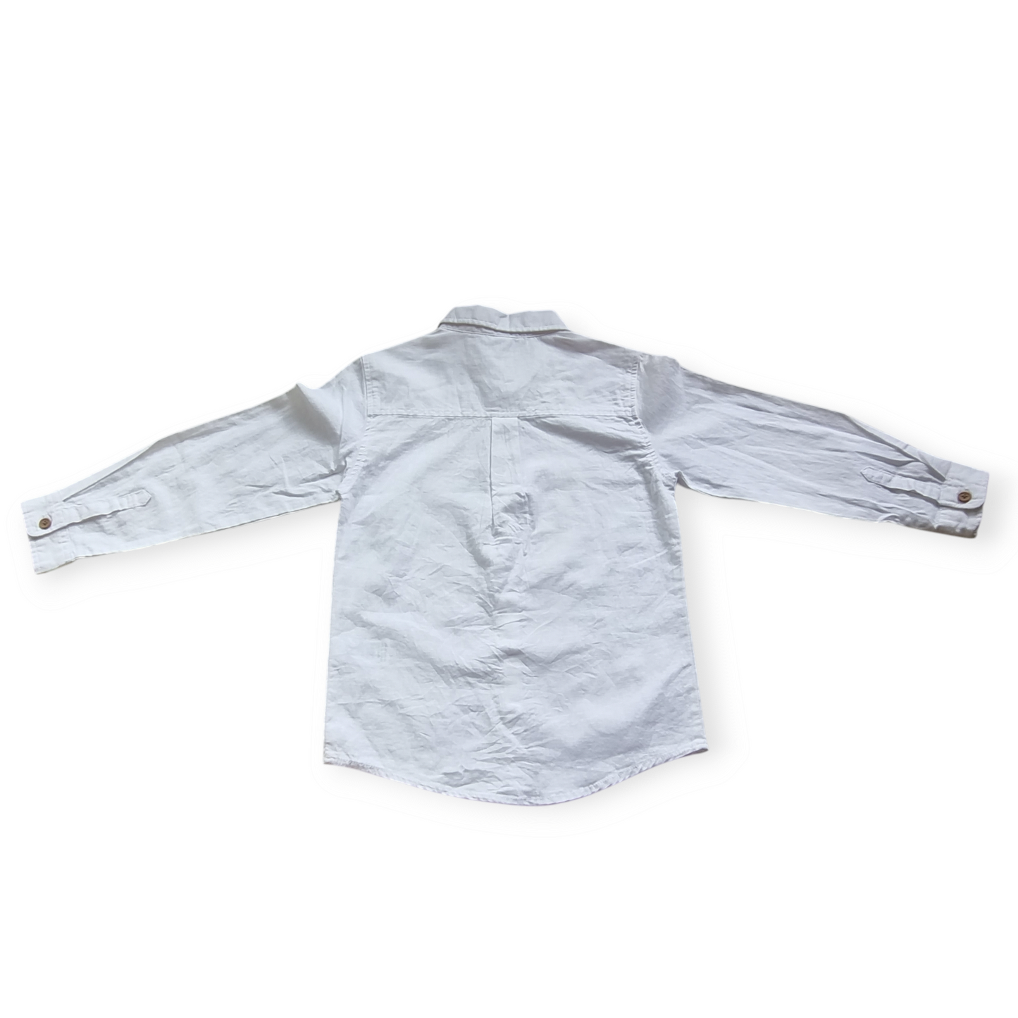 K-D - Long Sleeve White Dress Shirt - Size 6
