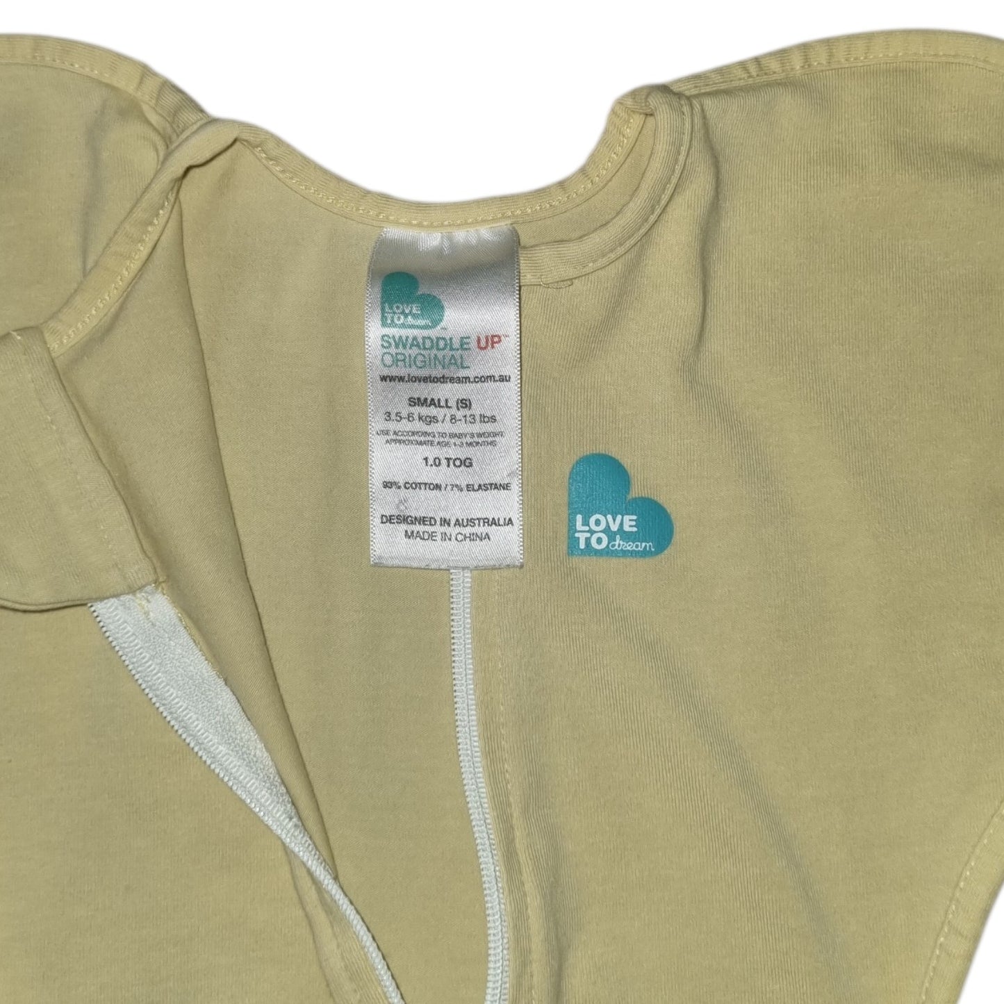 Love To Dream Swaddle - Yellow - Size Small