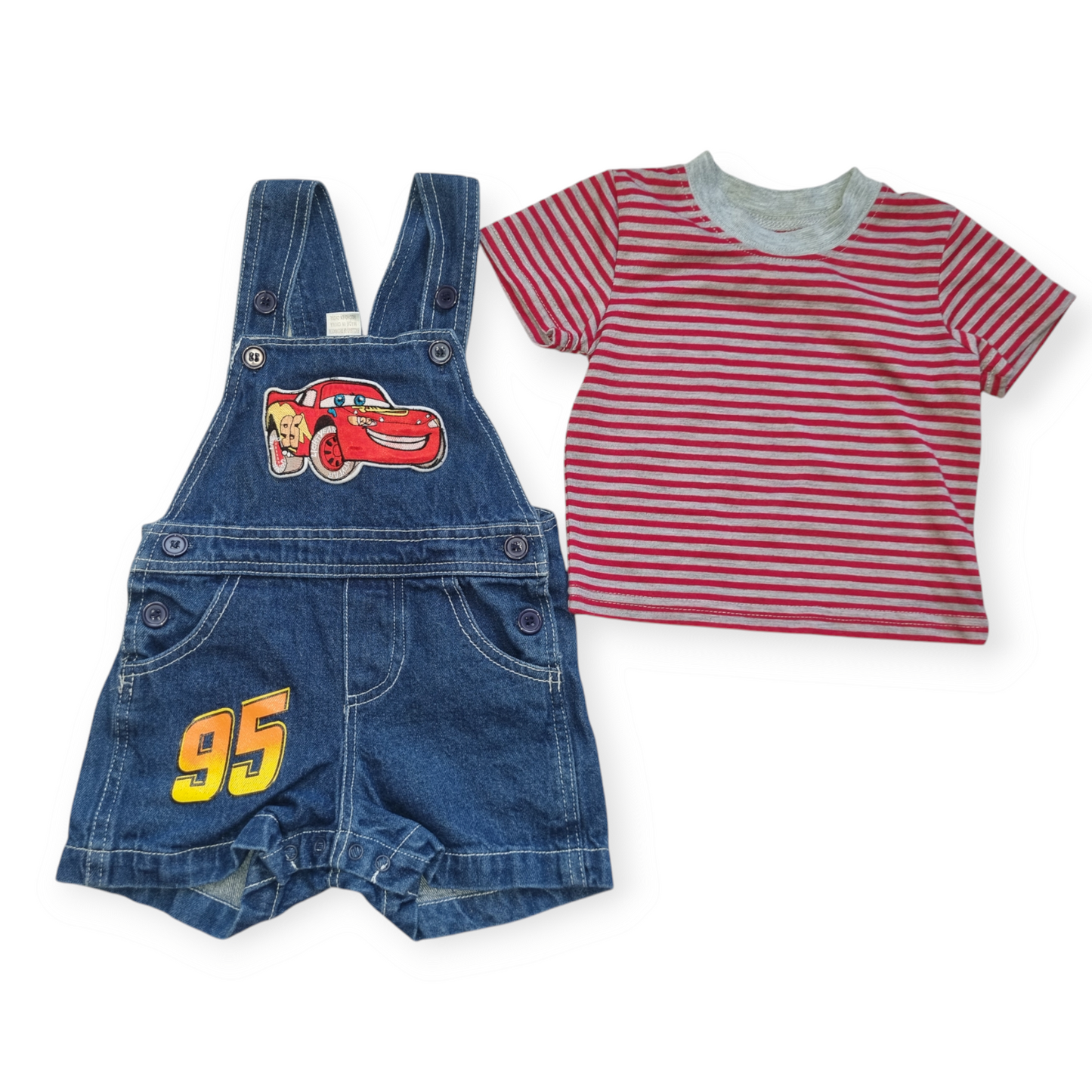 Disney - Lightening McQueen Overall set - Size 00